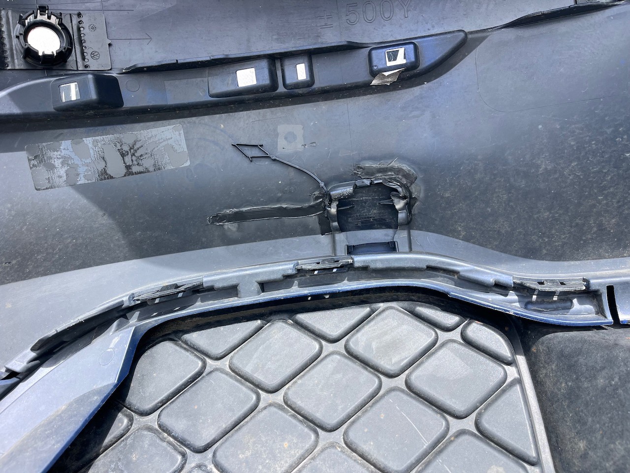 VW Golf R Line Hatchback Mk8 Lift 2024-2027 Rear Bumper 6 Pdc Genuine [v540]