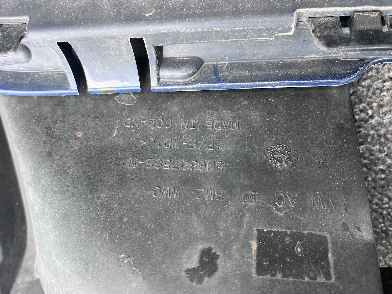 VW Golf R Line Hatchback Mk8 Lift 2024-2027 Rear Bumper 6 Pdc Genuine [v540]