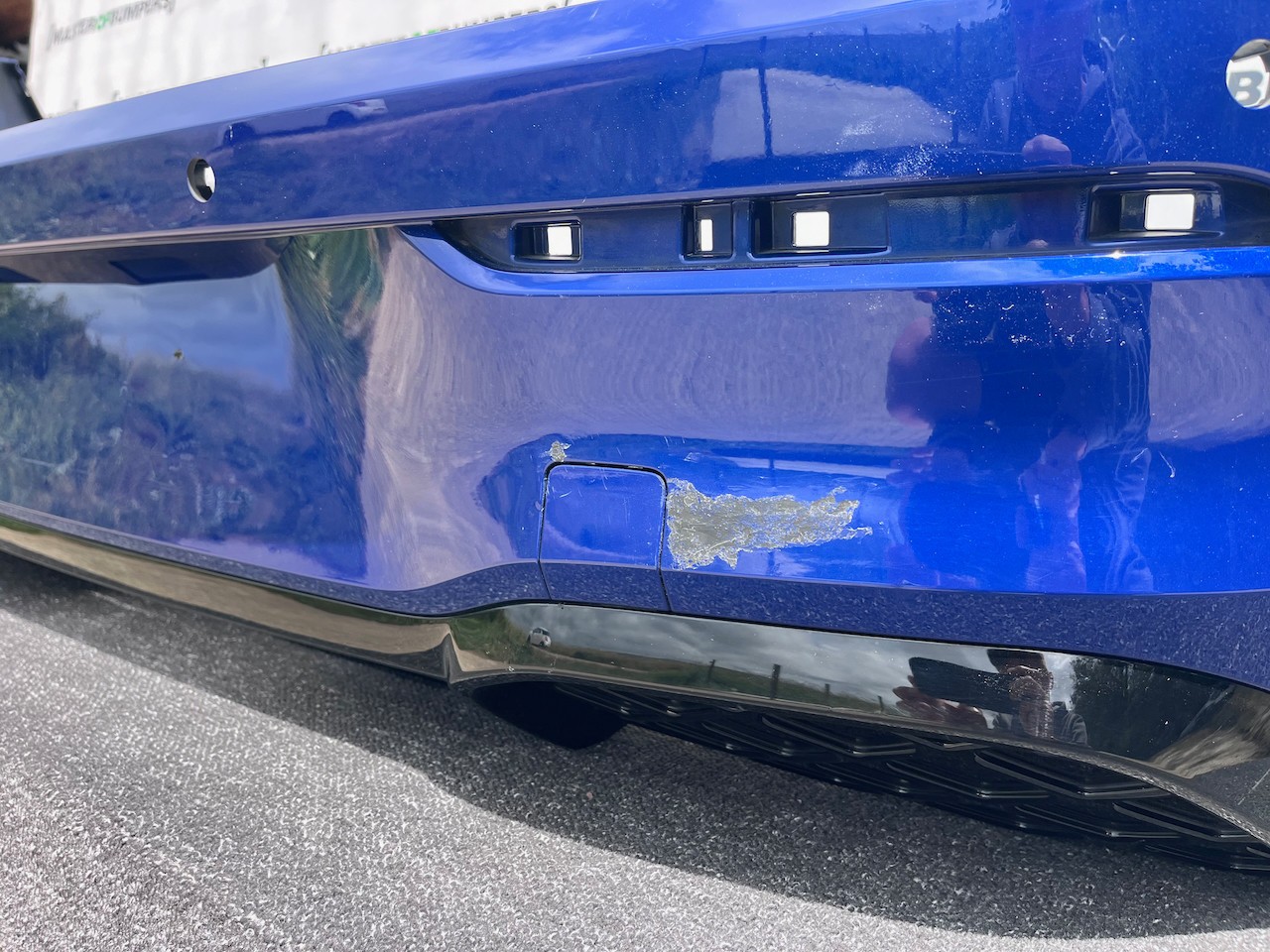 VW Golf R Line Hatchback Mk8 Lift 2024-2027 Rear Bumper 6 Pdc Genuine [v540]