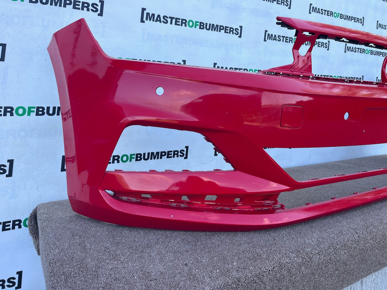 VW Polo Se Bluemotion Mk6 Hatchback 2021-2024 Front Bumper 4 Pdc Genuine [v649]