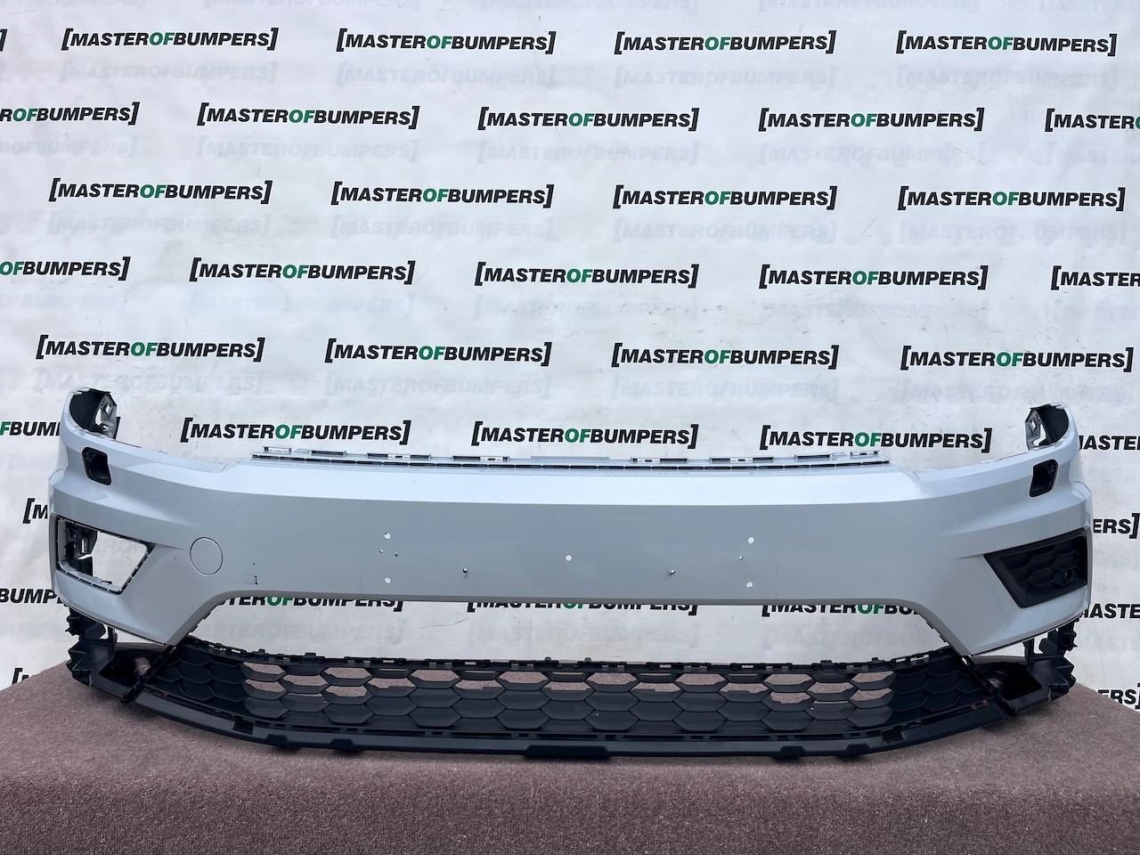 VW Tiguan Sel Bluemtion Mk2 Suv 2016-2019 Front Bumper 6 Pdc Jets Genuine [v681]