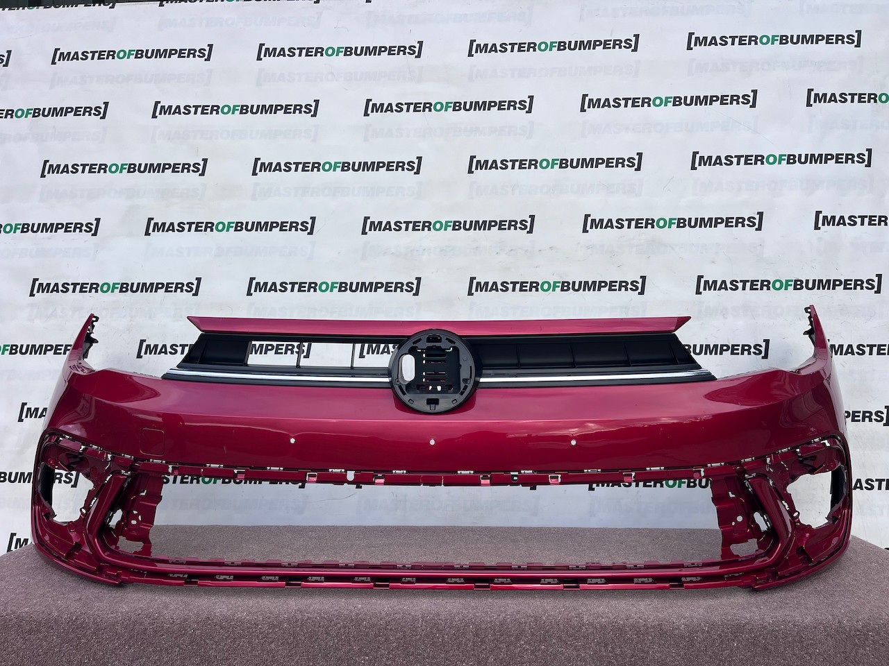 VW Polo Se Mk6 Lift Hatchback 2021-2024 Front Bumper No Pdc Genuine [v676]