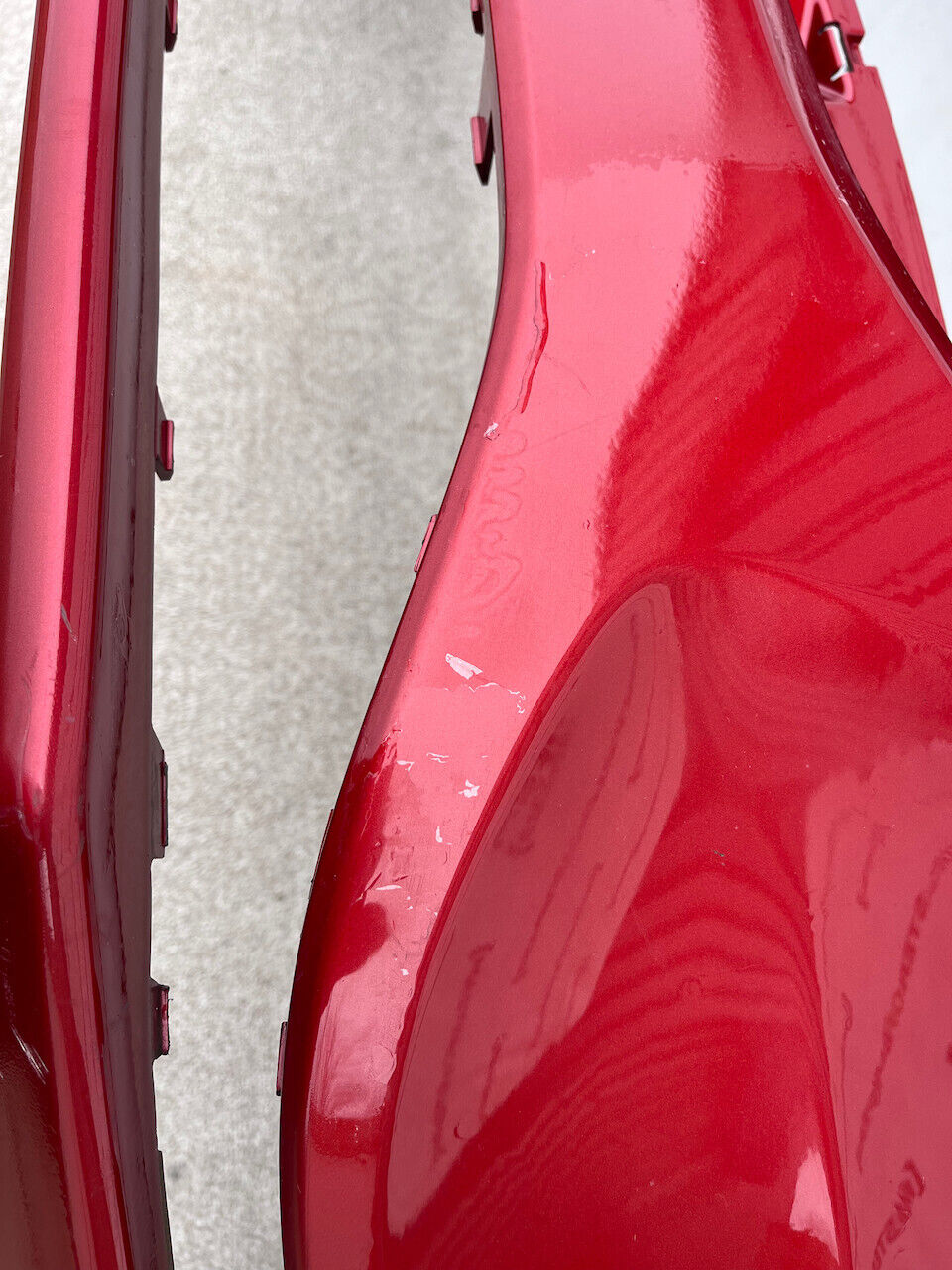 Volvo V40 Se D2 Lux 2012-2018 Front Bumper Red No Pdc + Jets Genuine [n272]