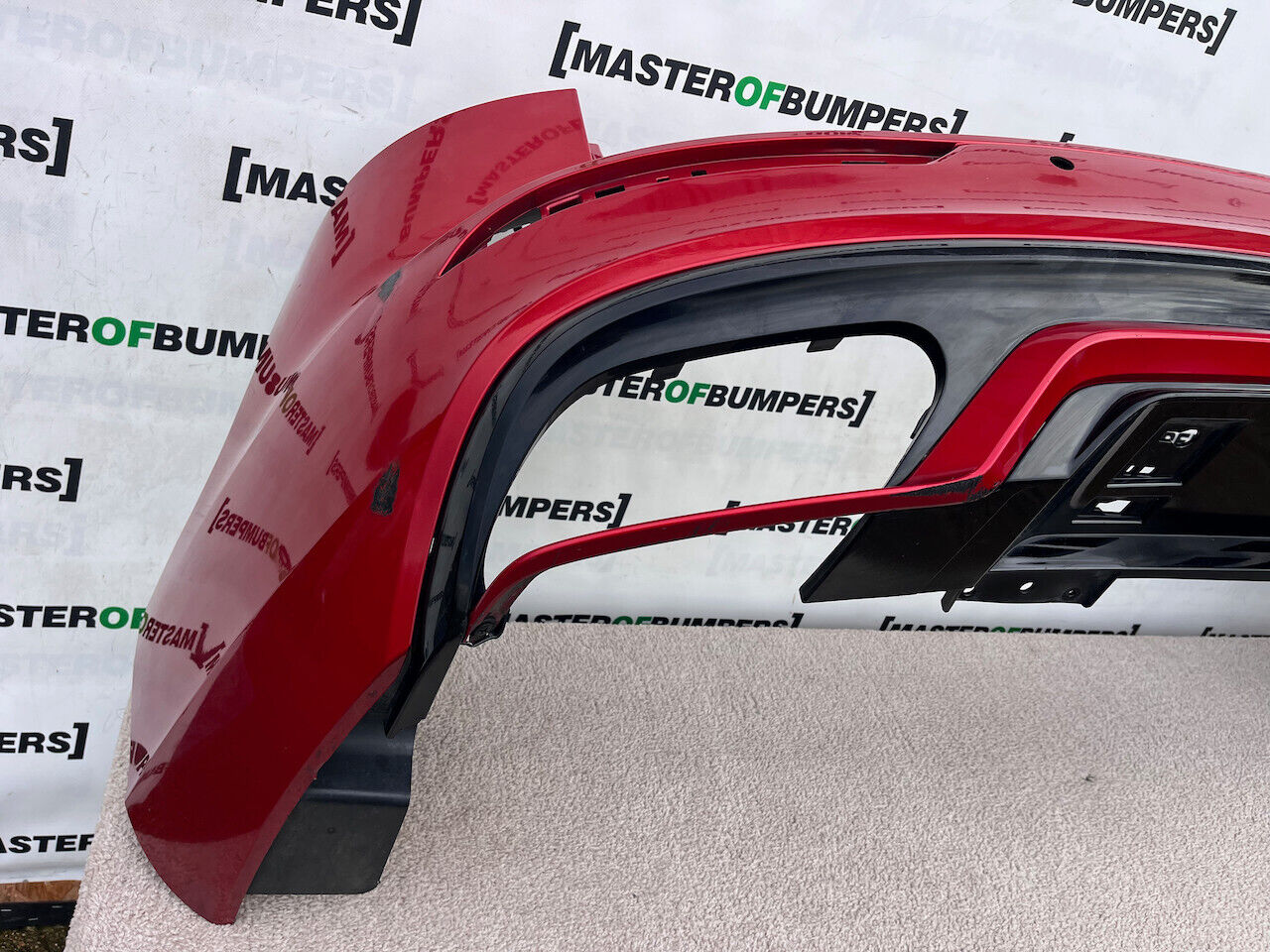 Volvo V60 R Design Estate Only 2018-2021 Rear Bumper 4 Pdc Genuine [n355]