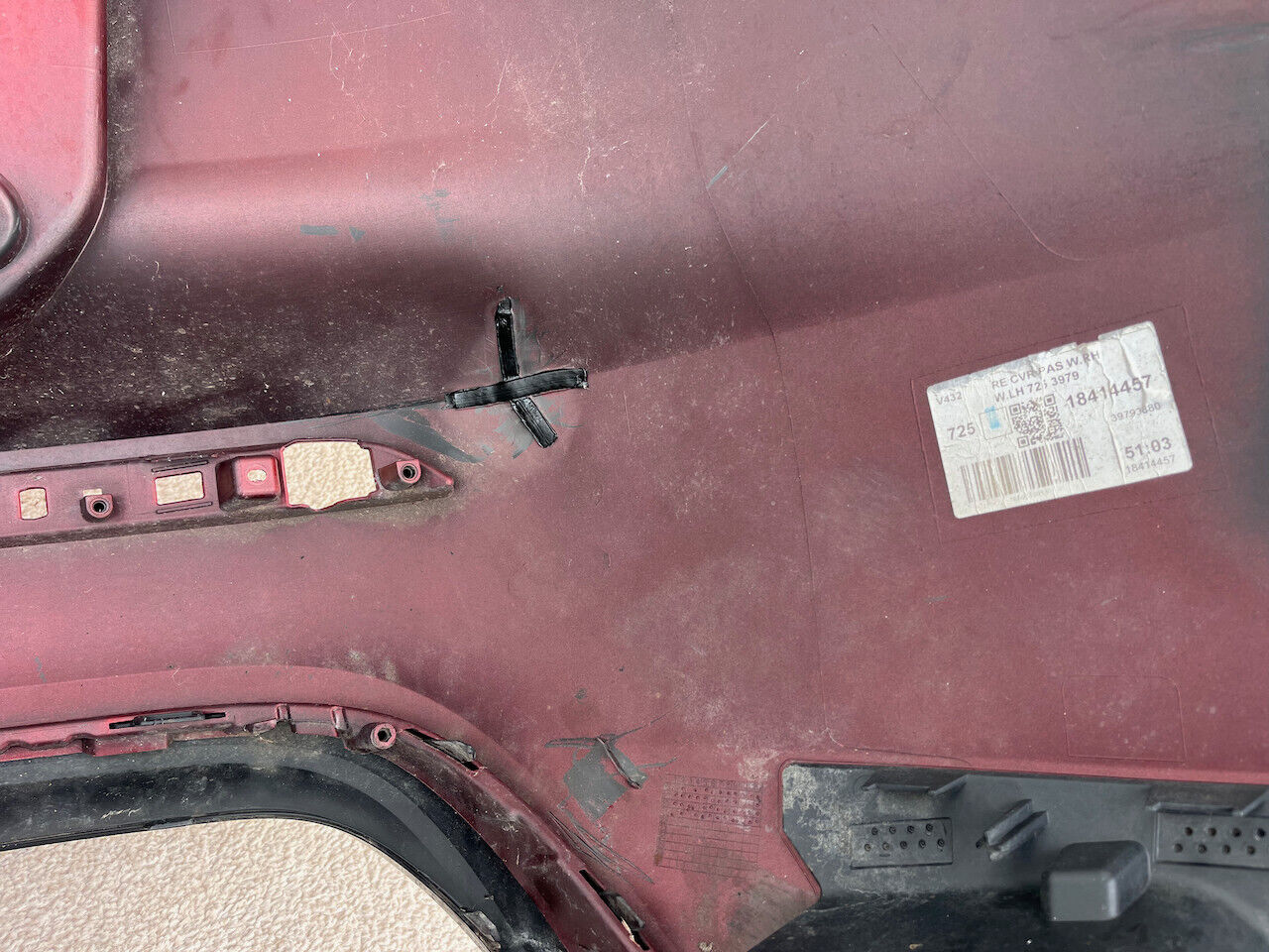 Volvo V60 R Design Estate Only 2018-2021 Rear Bumper 4 Pdc Genuine [n355]