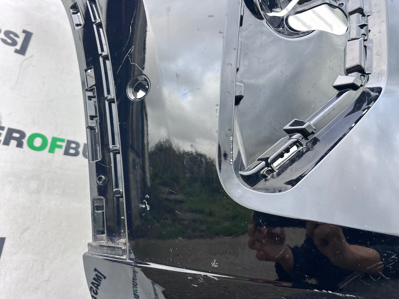 Volvo Xc90 T8 Phev Hybrid 2025-2027 Front Bumper 6 Pdc Jets Genuine [n389]