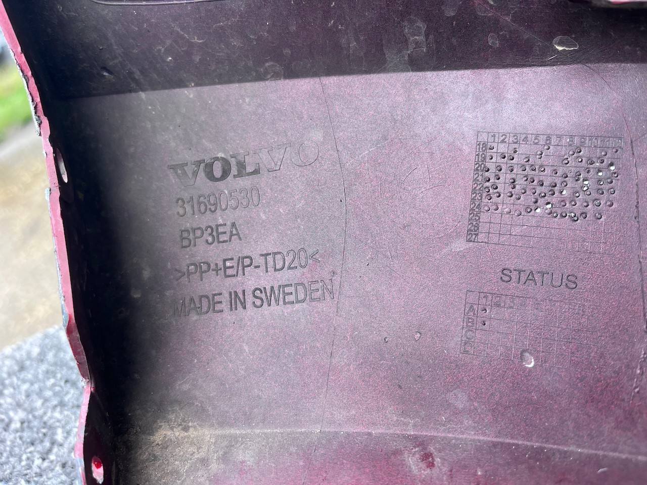 Volvo V60 S60 R Design Polestar T5 2018-2022 Front Bumper 6 Pdc Genuine [n392]