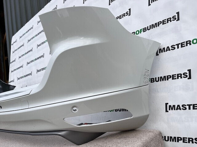 Volvo Xc60 Xc 60 R Design Face Lift 2013-2017 Rear Bumper White Genuine [n263]