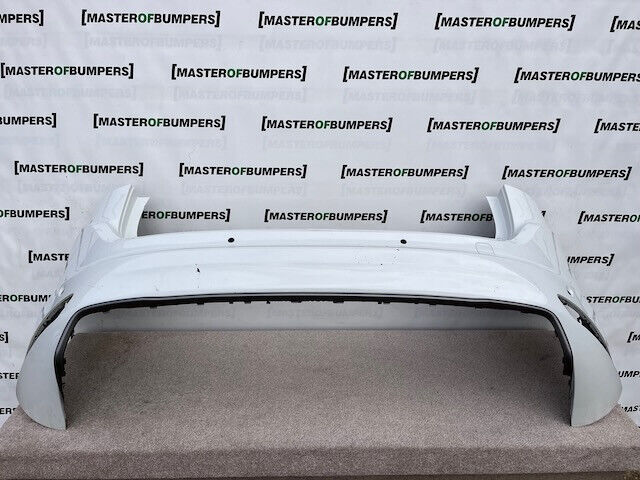 Volvo Xc60 Xc 60 R Design Face Lift 2013-2017 Rear Bumper White Genuine [n263]