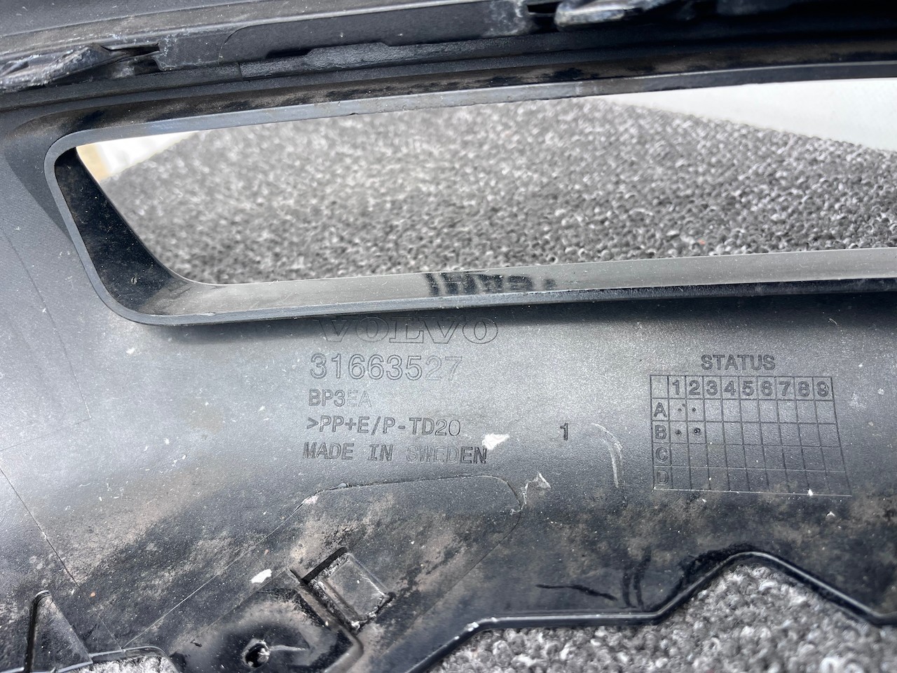 Volvo Xc90 Inscription Mk2 Lift 2020-24 Front Bumper 4 Pdc + Jets Genuine [n418]