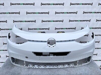 VW Id3 Id.3 2020-on Front Bumper White With Inner Bracket 4 Pdc Genuine [v440]