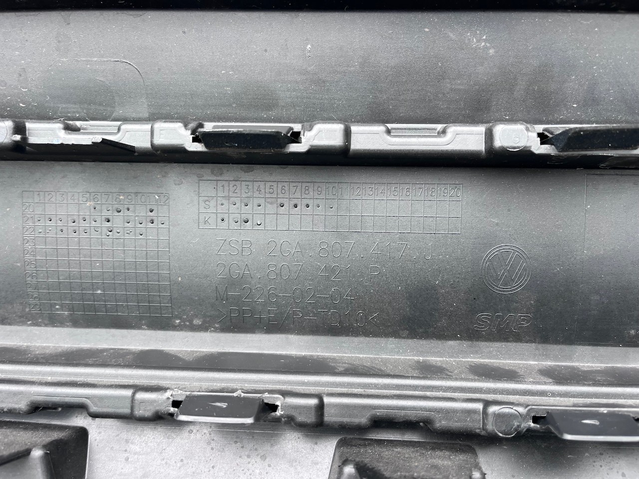 VW T-roc T Roc R Line Facelift 2022-2024 Rear Bumper 6 Pdc Genuine [v240]