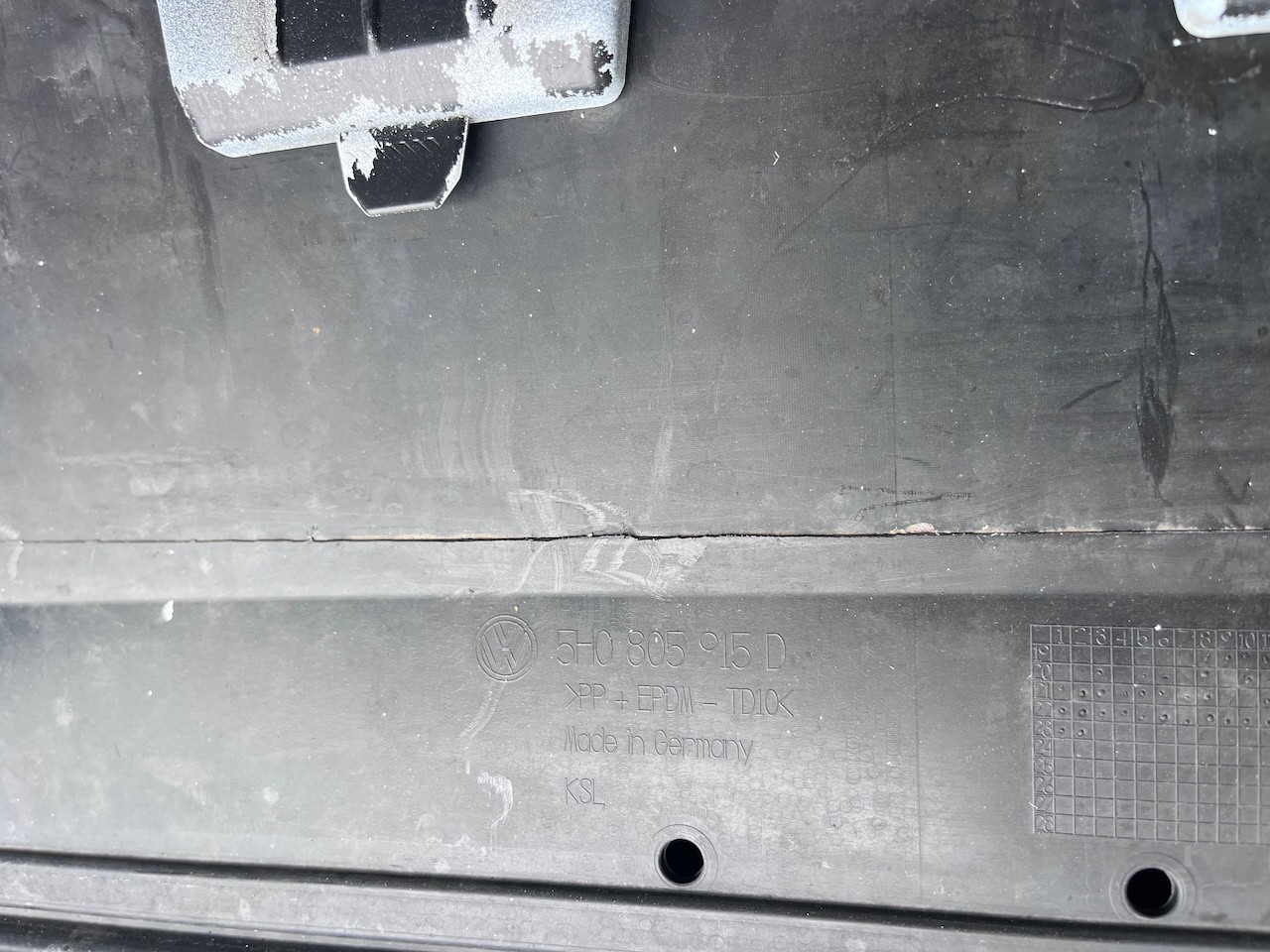 VW Golf Gti Gtd Clubsport Mk8 2020-2023 Front Bumper 6 Pdc Genuine [v396]