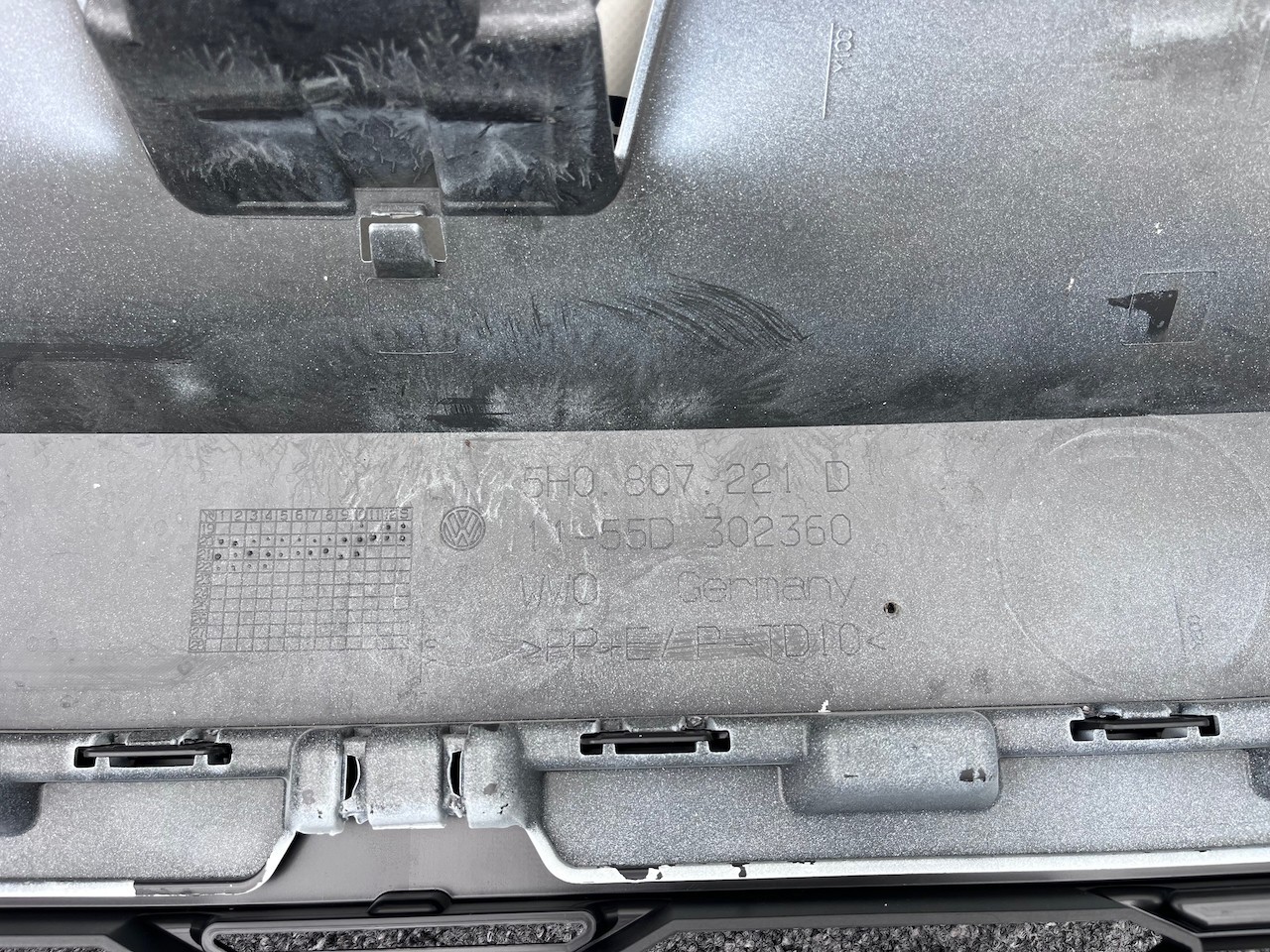 VW Golf Gti Gtd Clubsport Mk8 2020-2023 Front Bumper 6 Pdc Genuine [v396]