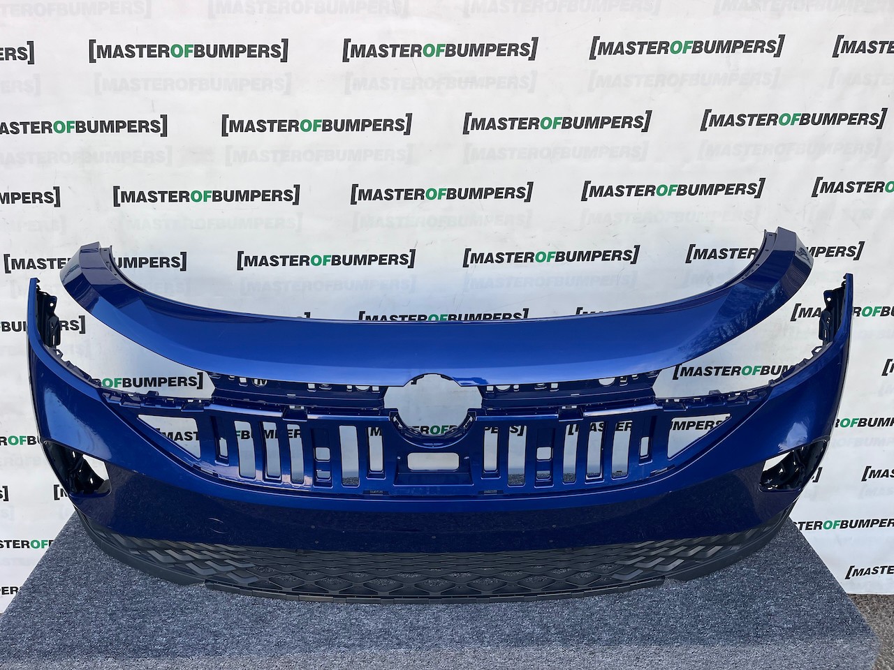 VW Id4 Id.4 Life Max 2021-2024 Front Bumper Blue 6 Pdc Genuine [v442]