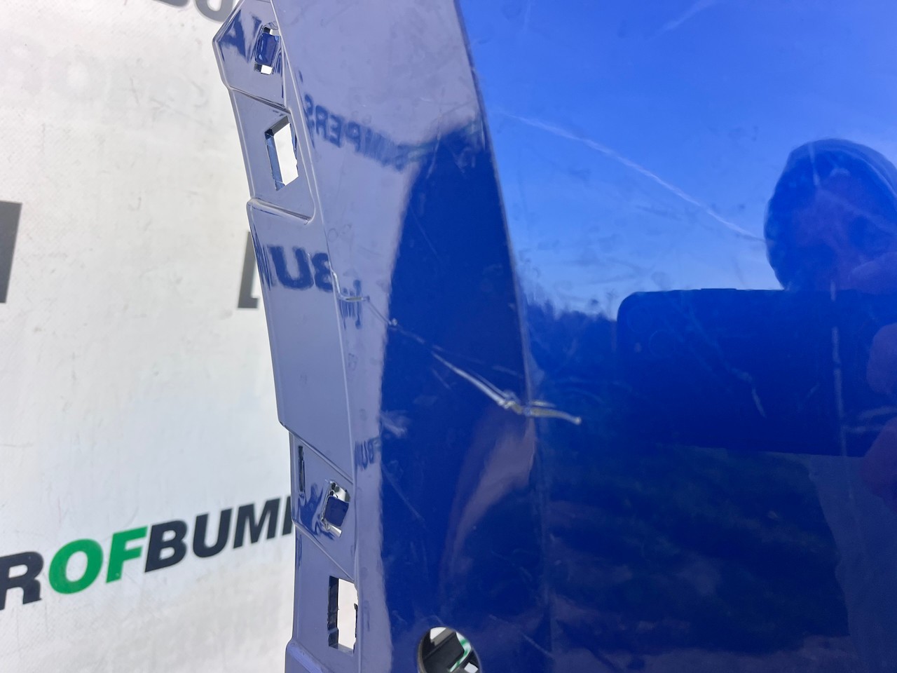 VW Id4 Id.4 Life Max 2021-2024 Front Bumper Blue 6 Pdc Genuine [v442]