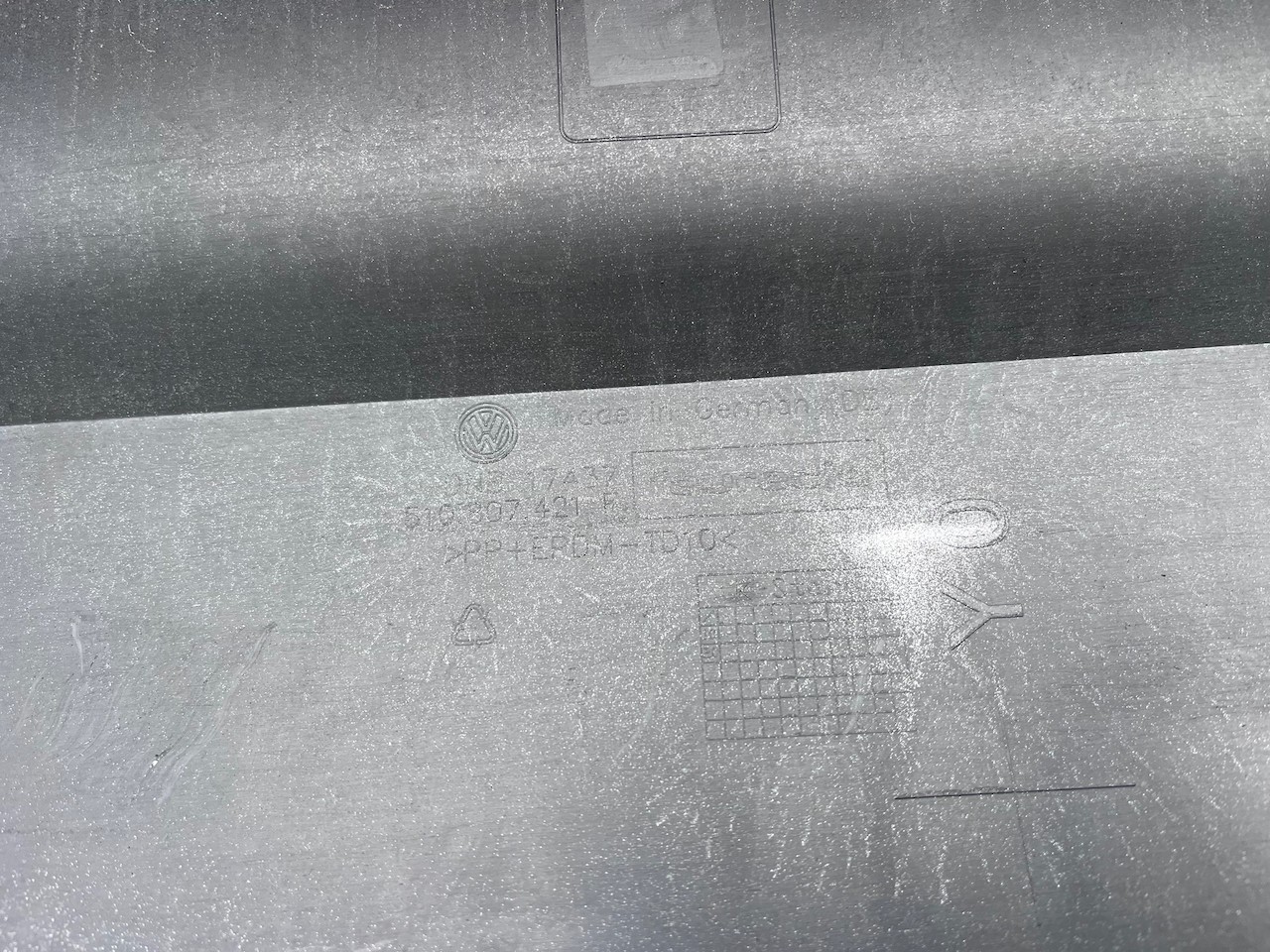 VW Golf Sv Sportsvan Hatchback 2014-2017 Rear Bumper 4 Pdc Genuine [v464]