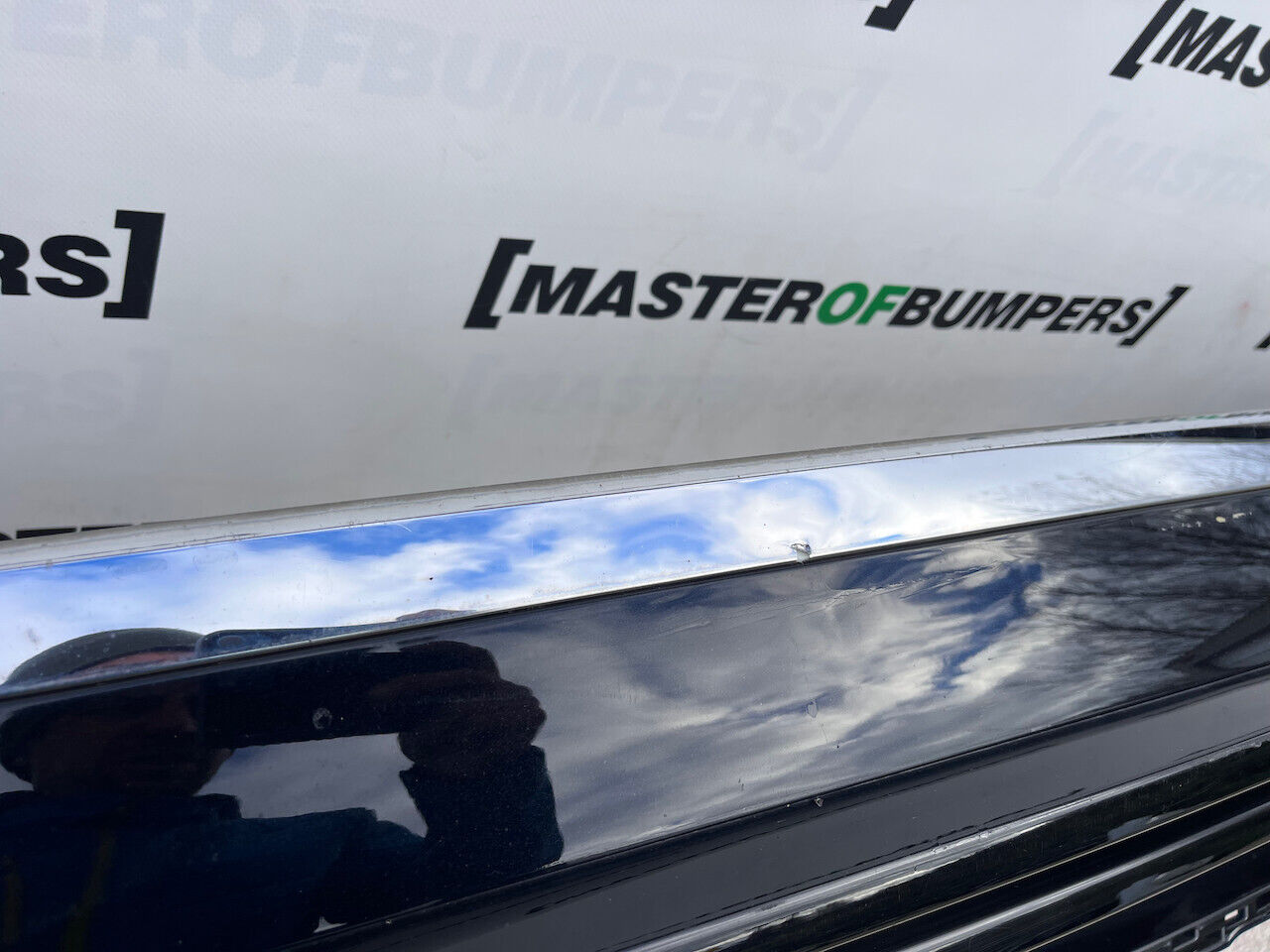 VW Touareg R Line Face Lifting 2014-2017 Rear Bumper Black Genuine [v914]