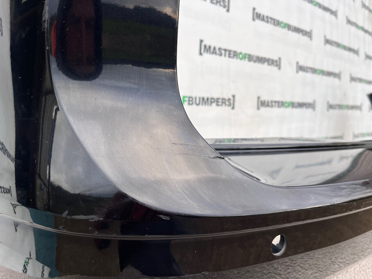 VW Caddy Maxi Van Mpv Mk5 2020-on Rear Bumper Black 4 Pdc Genuine [v950]