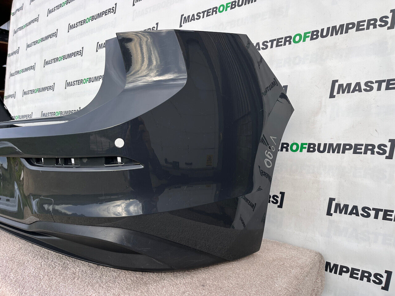 VW Golf Se Mk8 Hatchback 2020-2024 Rear Bumper Grey 4 Pdc Genuine [v990]