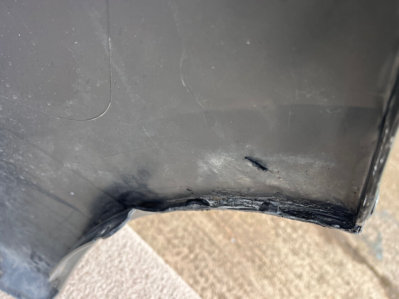 VW Golf Se Mk8 Hatchback 2020-2024 Rear Bumper Grey 4 Pdc Genuine [v990]