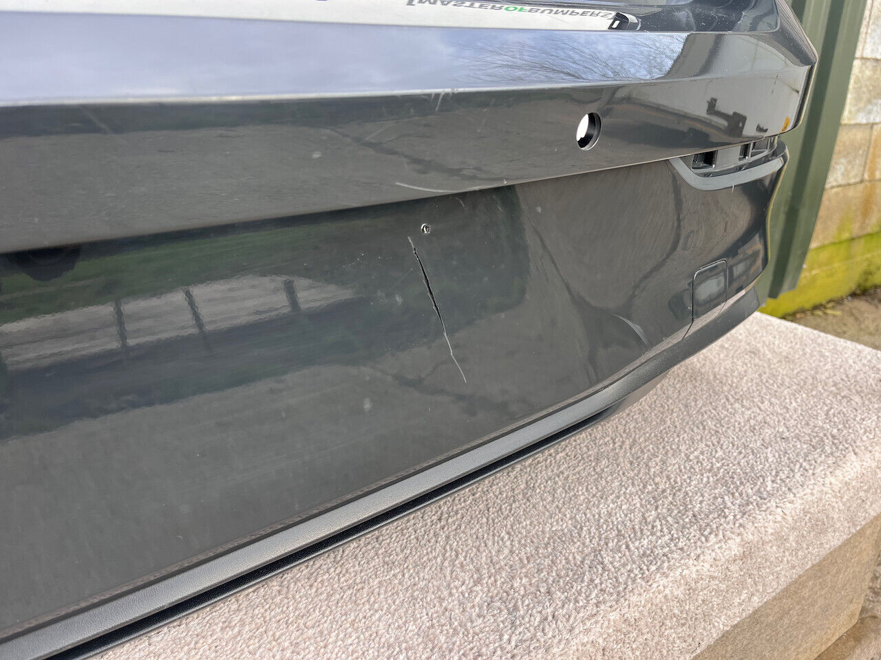 VW Golf Se Mk8 Hatchback 2020-2024 Rear Bumper Grey 4 Pdc Genuine [v990]