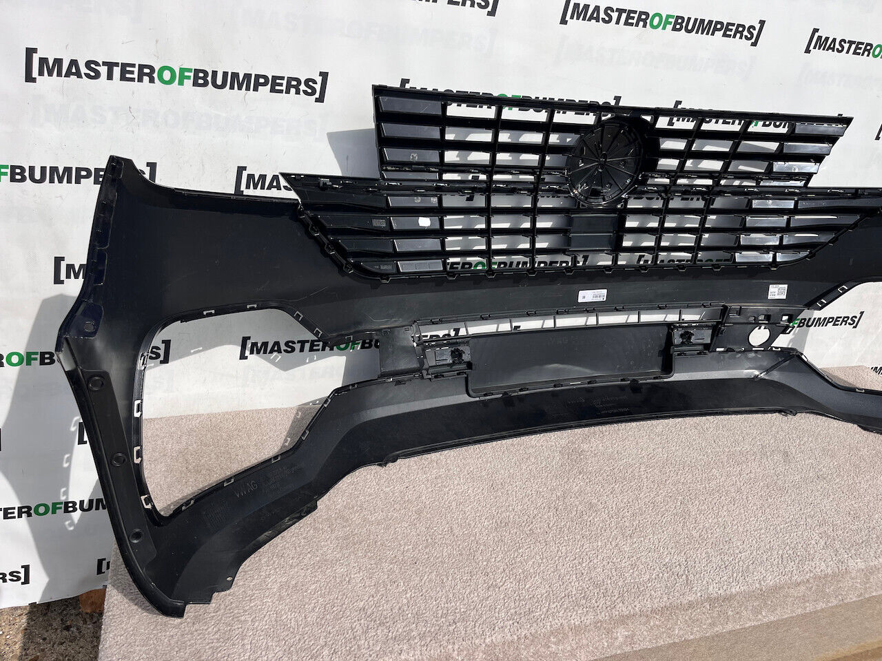 VW Transporter Caravelle T6.1 Lift 2020-2023 Front Bumper Black Genuine [v116]