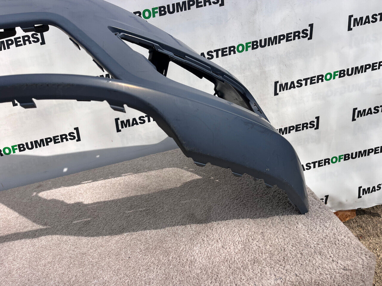 VW Golf R Line Mk7 2012-2016 Front Bumper Primer No Pdc + Jets Genuine [v136]