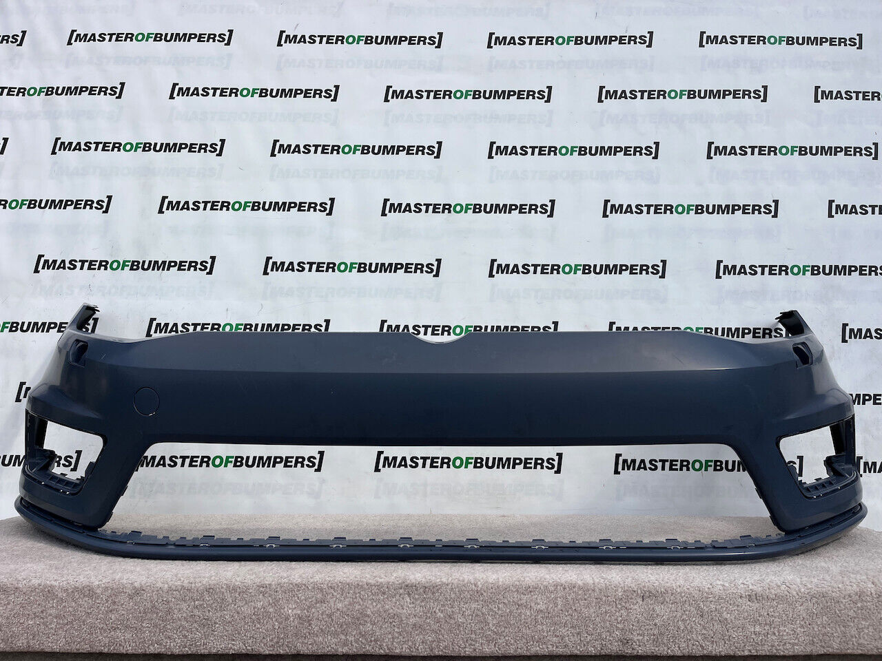 VW Golf R Line Mk7 2012-2016 Front Bumper Primer No Pdc + Jets Genuine [v136]