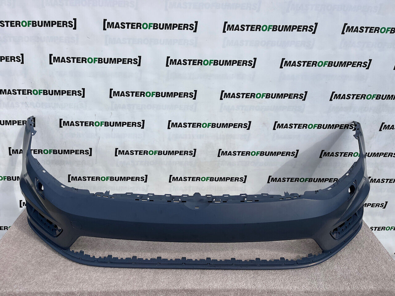 VW Golf R Line Mk7 2012-2016 Front Bumper Primer No Pdc + Jets Genuine [v136]