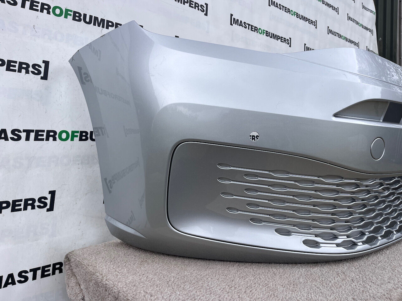 VW Caddy Life Maxi Van Cargo 2020-2024 Front Bumper 4 Pdc Silver Genuine [v144]