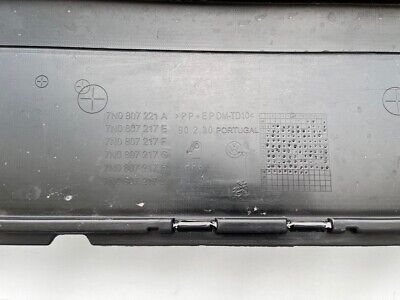 VW Sharan Mk2 2011-2021 Front Bumper Grey 6 Pdc + Jets Genuine [v489]
