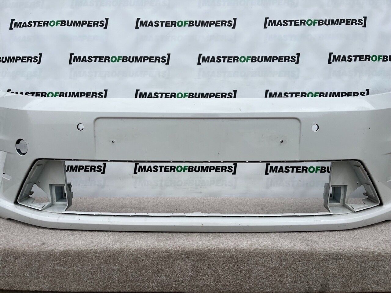 VW Caddy Passenger Short And Max 2015-19 Front Bumper 6 Pdc +jets Genuine [v818]