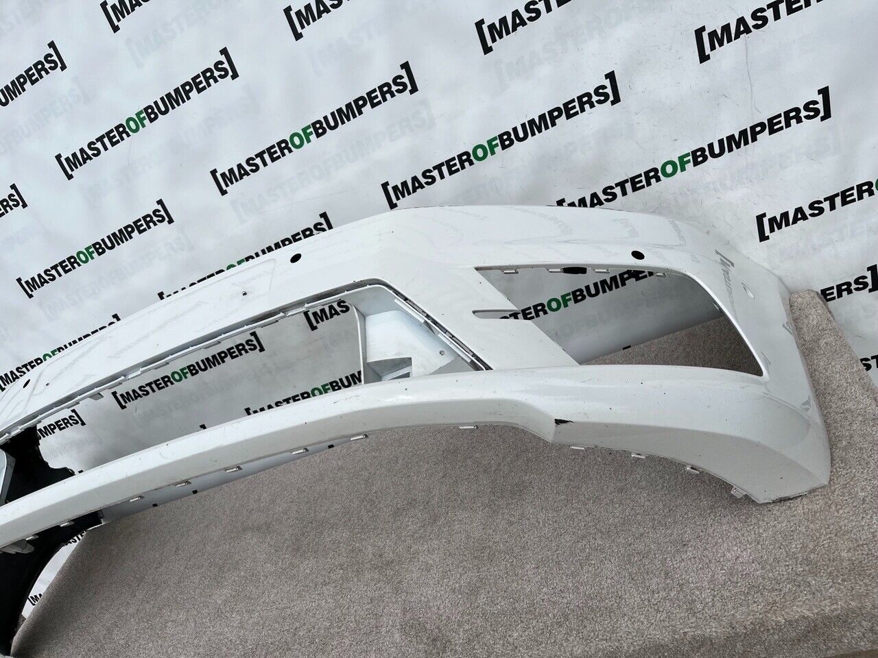 VW Caddy Passenger Short And Max 2015-19 Front Bumper 6 Pdc +jets Genuine [v818]