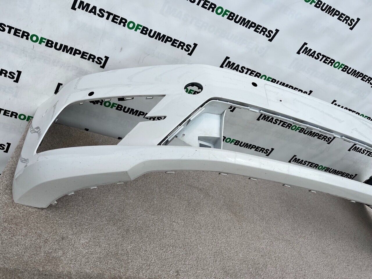 VW Caddy Passenger Short And Max 2015-19 Front Bumper 6 Pdc +jets Genuine [v818]