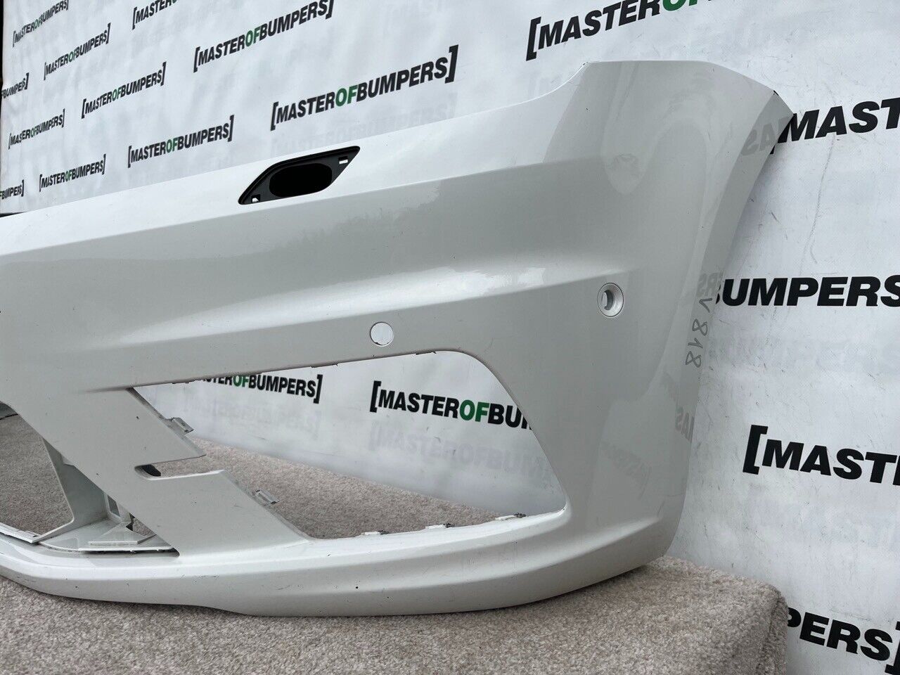 VW Caddy Passenger Short And Max 2015-19 Front Bumper 6 Pdc +jets Genuine [v818]