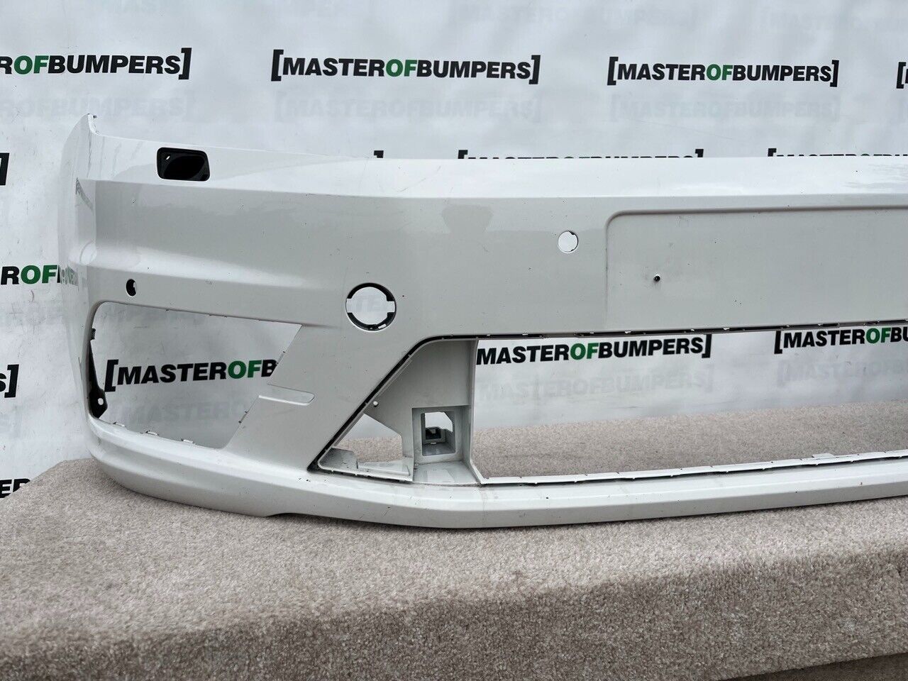 VW Caddy Passenger Short And Max 2015-19 Front Bumper 6 Pdc +jets Genuine [v818]