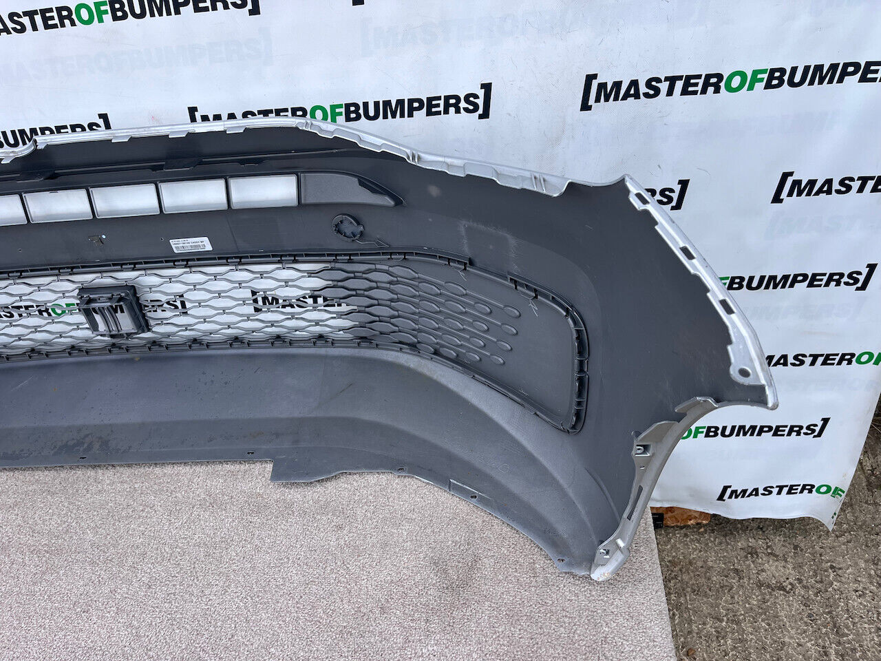 VW Caddy Life Maxi Van 2020-2024 Front Bumper Silver Genuine [v50]