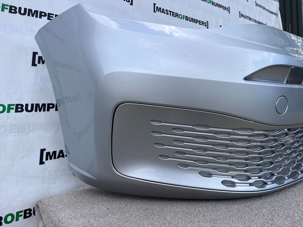 VW Caddy Life Maxi Van 2020-2024 Front Bumper Silver Genuine [v50]