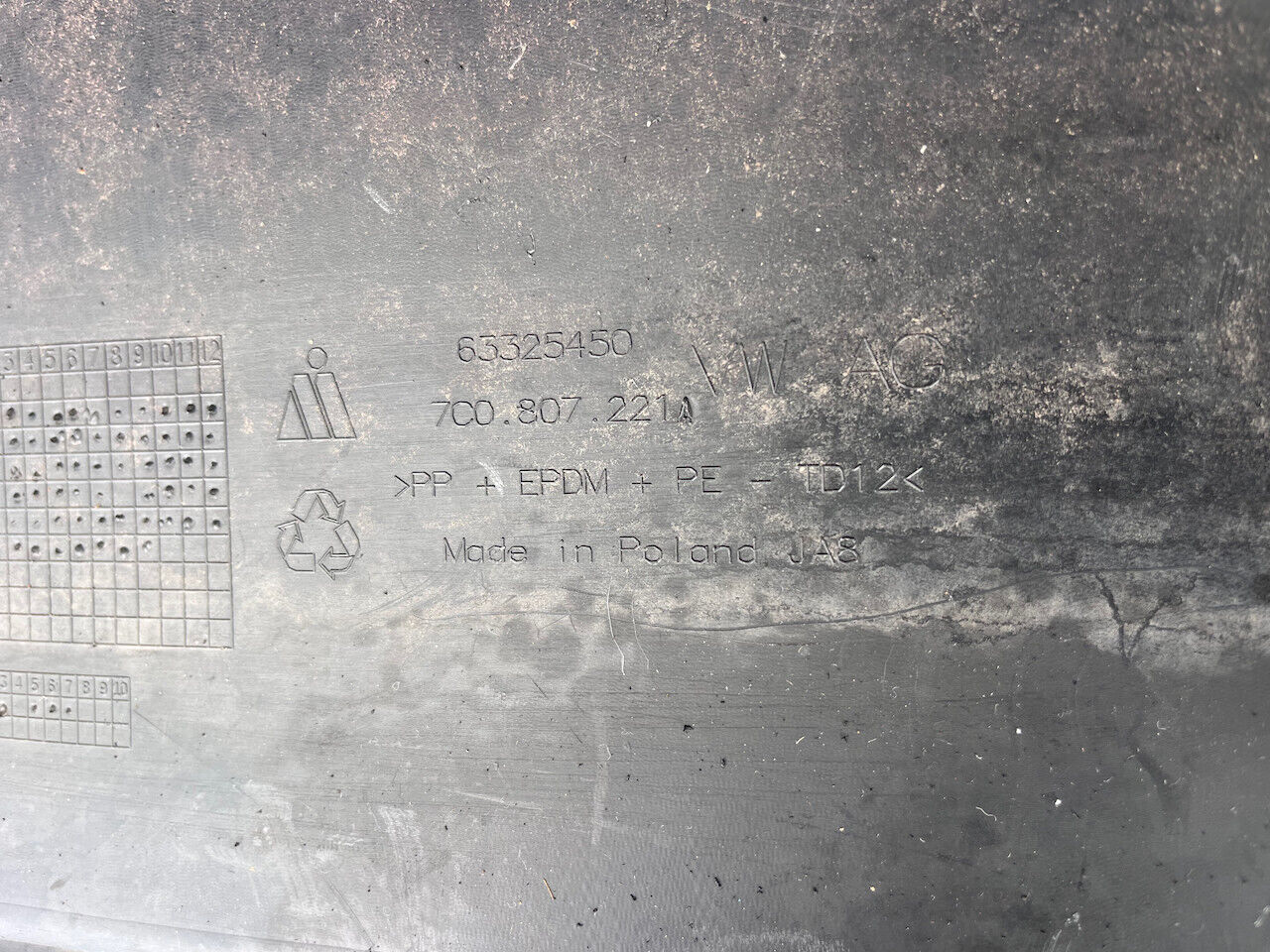 VW Crafter Man Tge 2017-2024 Front Bumper Textured Genuine [v151]