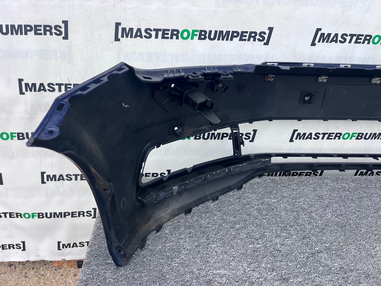 VW Touran Mk3 5t Mpv 2015-2020 Front Bumper Blue 4 Pdc + Jets Genuine [v407]