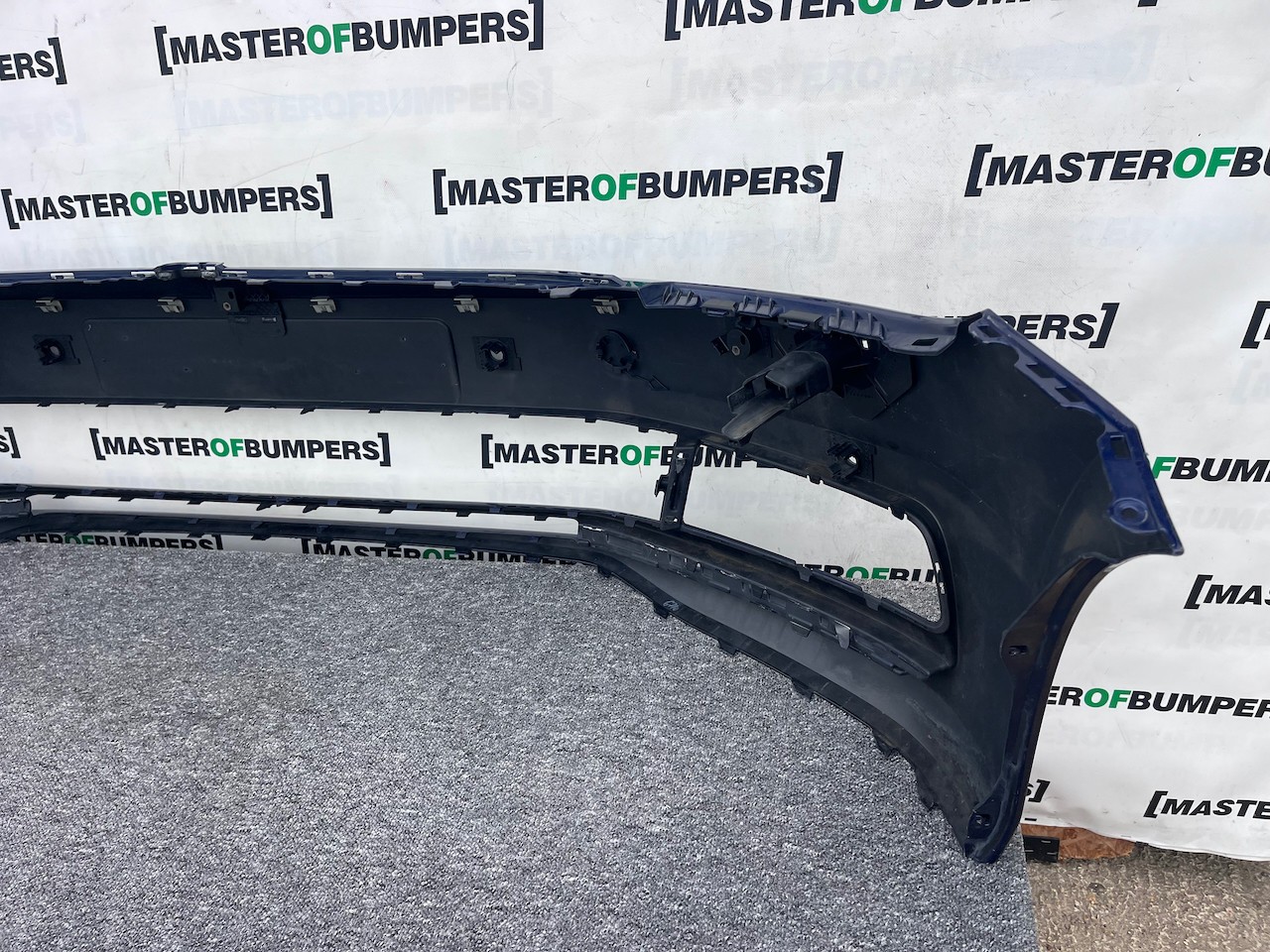 VW Touran Mk3 5t Mpv 2015-2020 Front Bumper Blue 4 Pdc + Jets Genuine [v407]