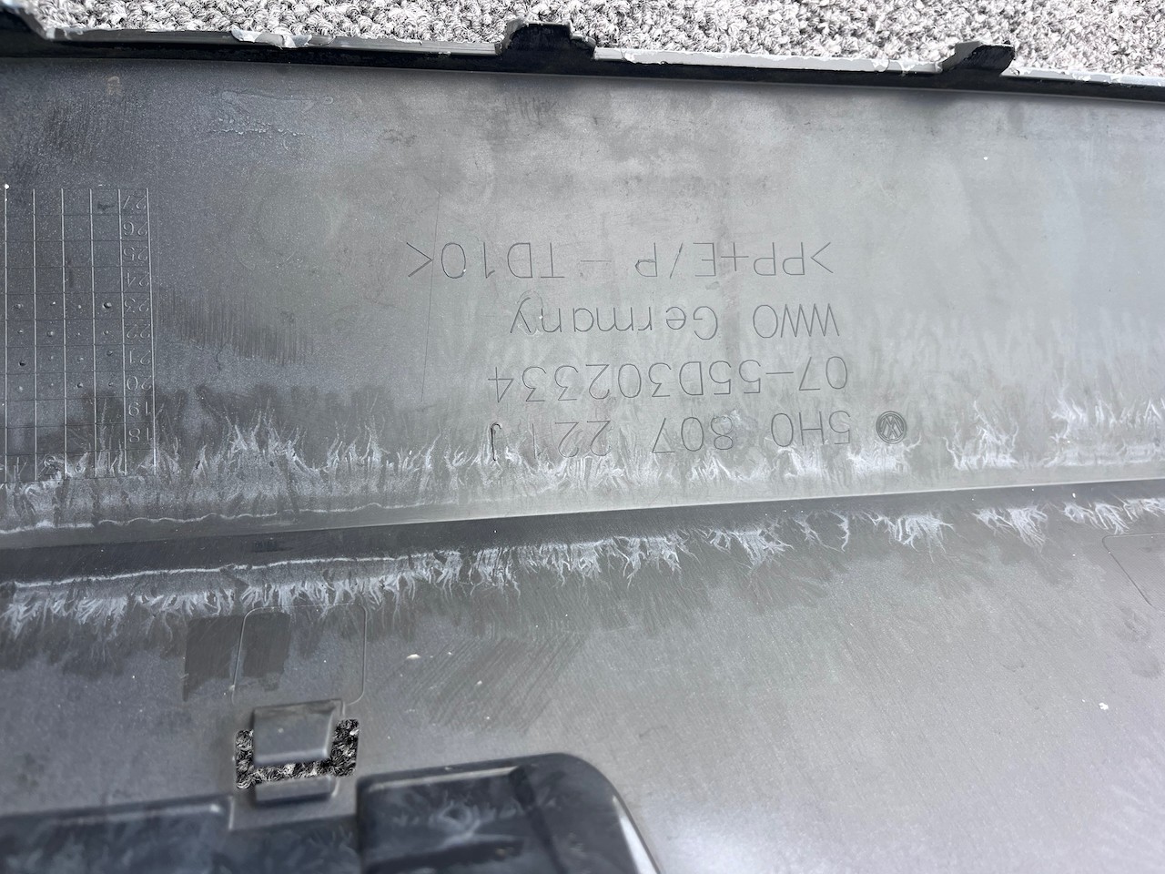 VW Golf Style Mk8 Hatchback Estate 2020-2023 Front Bumper 6 Pdc Genuine [v424]