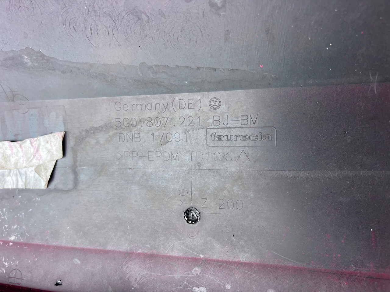 VW Golf R Mk7 Hatchback Estate 2013-2016 Front Bumper 4 Pdc Genuine [v444]