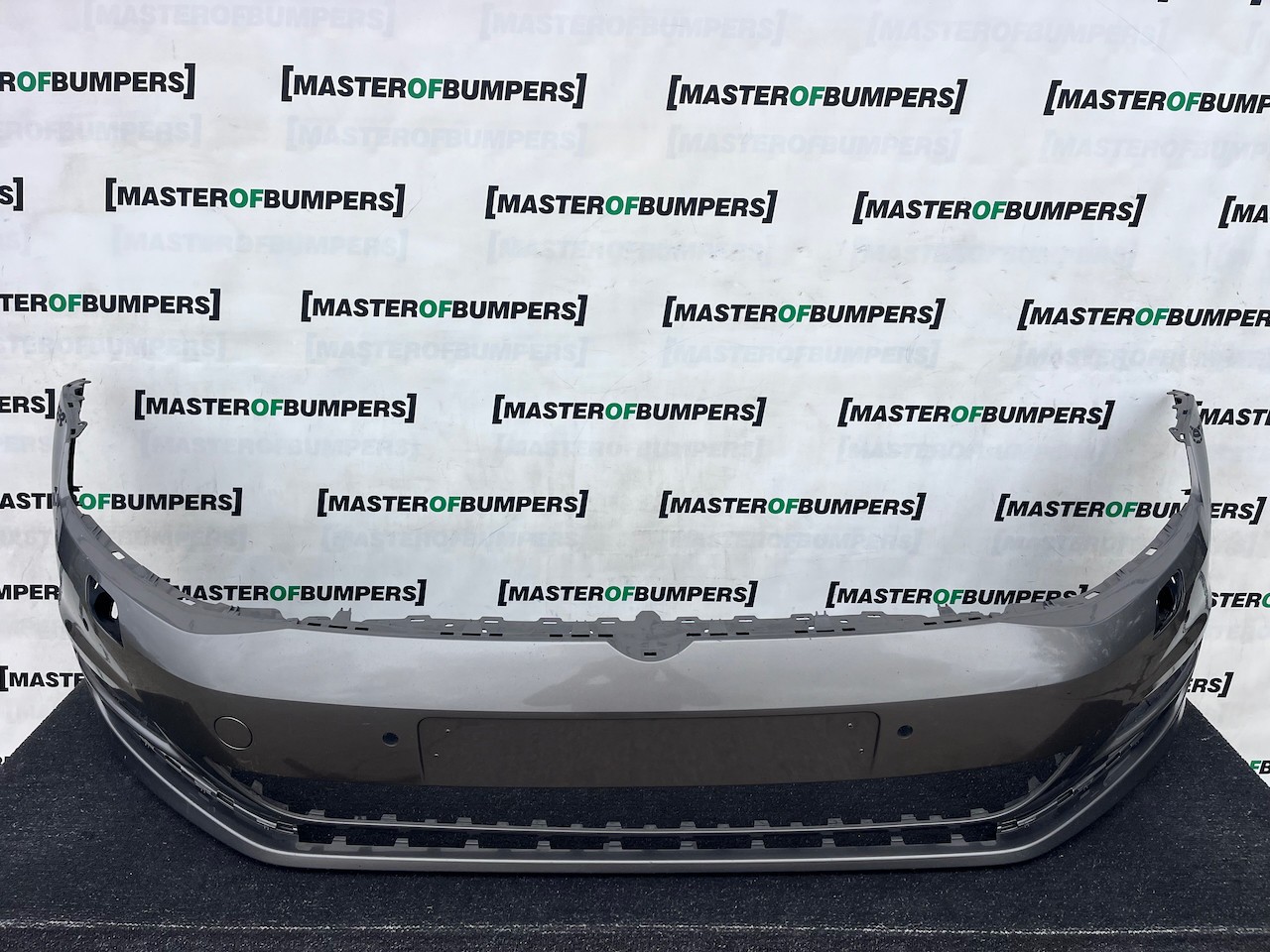 VW Golf Se Style Mk7 Hatchback 2013-2016 Front Bumper 6 Pdc Jets Genuine [v633]